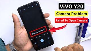 Vivo Y20 Front Camera Failed To Open Camera | Vivo Camera Failed | Camera Problem In Vivo Y20 |