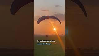 As the sun kisses the horizon, our student ignites their passion and takes flight
