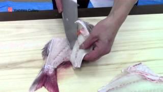 Yoshihiro Hongasumi Deba 195mm: How to Fillet a Red Snapper