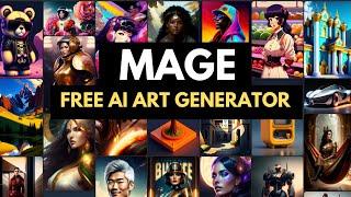 Mage.Space - A Free Stable Diffusion 2.1 AI Art Generator Designed for Beginners