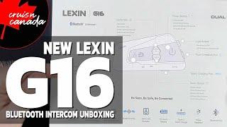 New Lexin G16 Motorcycle Headset Intercom | Unboxing & First Look