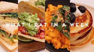 WHAT I EAT IN A WEEK | VEGAN COMFORT FOOD (Quaratine) #002