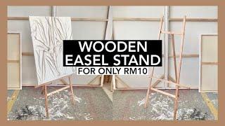 DIY WOODEN EASEL STAND for only RM10 | AIMAN ARIFF