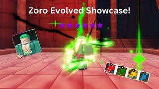 Zoro Evolved Showcase! (Ultimate Tower Defense)