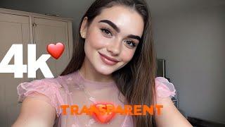 4K Transparent Try-On Haul | Sheer Lingerie, Mesh & mini dresses Outfits