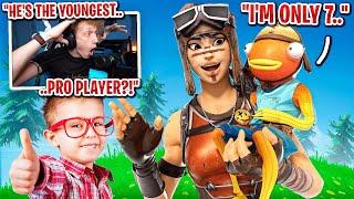 I met the YOUNGEST PRO PLAYER in duos fill in Fortnite... (he’s GOATED!)
