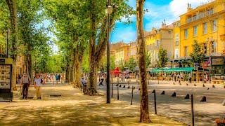 A Walk Down Cours Mirabeau, Aix-En-Provence, France