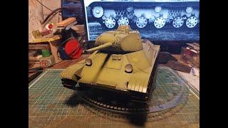 T-50 Soviet light tank RC model 1:16 scale.