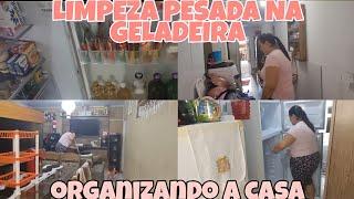 LIMPEZA PESADA NA GELADEIRA/ORGANIZANDO A CASA ️ DONA DE CASA ️