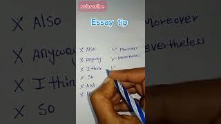 Key Words for Essay Writing! | Improve Your English Skills #shorts