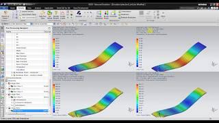 NX CAE : Linear vs Non Linear Simulation Result Comparison for Large Displacement