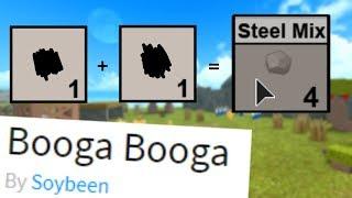 Roblox Booga Booga How to get steel (Fort Tour)