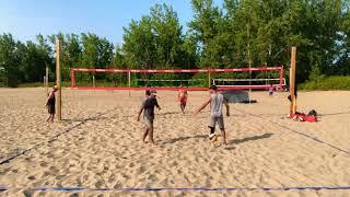 Beach Volleyball | Alex Boeira & Hudson Vs Barry/Jason @ Ashbridges Bay Toronto