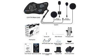 Motorcycle Bluetooth headset58.5 | LEXIN LX-FT4 1-4 Rider Motorcycle Bluetooth Headset