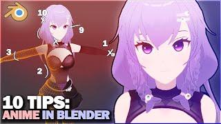 10+ TIPS For Modelling Anime Characters in BLENDER (Optimize Your Workflow!) #1