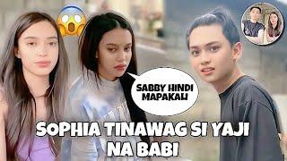 SOPHIA TINAWAG SI YAJI NA BABI  SABBY HINDI MAPAKALI SA SINABI NI SOPHIA #yabby