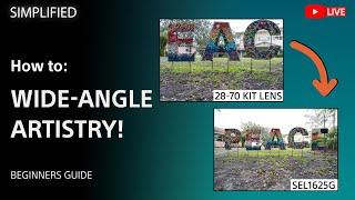 Sony LIVE | Simplified: Sony Alpha SEL1625G vs Alpha 7 Kit Lens - Wide-Angle Artistry!