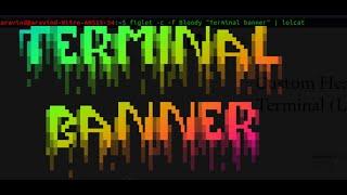 〽️How to install and use "figlet" in termux