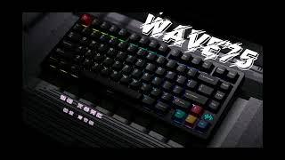 PMO WAVE75 Aluminum Pile Mechanical Keyboard#keyboard #desksetup #wave75