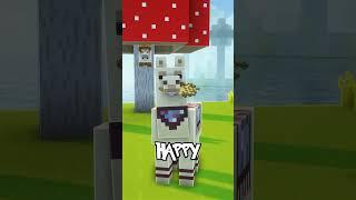 Happy Lama, Sad Lama - Minecraft #shorts
