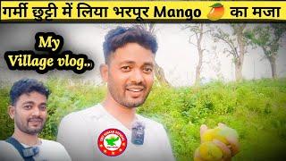 Garmi chhuti me Liya Mango  ka Maja/My Village vlog#MyvillageTur#Summervacations#Mango..@jharkhand