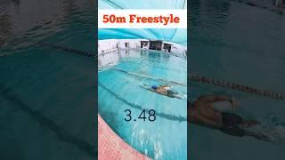 50m Freestyle in 27.64  #swimming #swimmingtips #swim #challenge