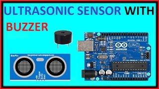 arduino with ultrasonic sensor and buzzer