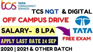 TCS Ninja and Digital Off Campus Drive 2021 | 2020 Batch - Tcs Recruitment 2021 | sujoy paul