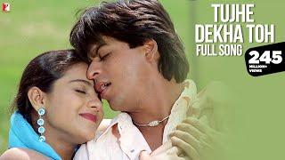 Tujhe Dekha Toh Song | Dilwale Dulhania Le Jayenge | Shah Rukh Khan, Kajol | Lata, Kumar Sanu | DDLJ