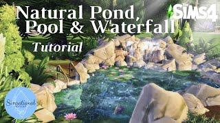 HOW TO: Natural Ponds, Pools & Waterfalls | Tutorial | Sims 4 | Simsational Builds