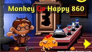 Monkey GO Happy Stage 860 - 4K - Walkthrough -  a PencilKids Game