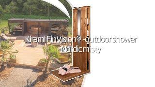 Kirami FinVision® -outdoor shower Nordic misty