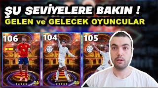 106 RODRİ, 105 VİNİ JUNİOR  GELEN ve GELECEK OYUNCULAR (MAKSİMUM SEVİYELER ve ÖZELLİKLERİ)