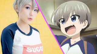 EX ACTRIZ P0RNO HACE COSPLAY REALISTA DE UZAKI-CHAN