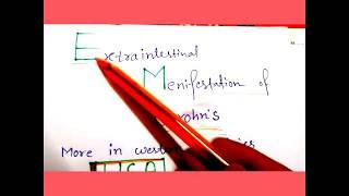 Extraintestinal Menifestation of Crohn's(IBD) disease Mnemonics for NEET-PG, USMLE Step 1 Prep