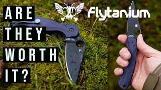 Are They Worth It? [Unexpected!] Flytanium Scales Lotus Spyderco Paramilitary 2 "Long" Term Review