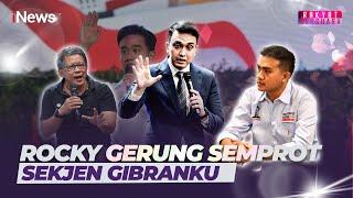 Rocky Gerung ke Sekjen Gibranku: Anda Dukung Gibran dengan Kekosongan! | Rakyat Bersuara | 11/06