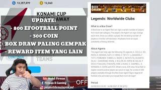 UPDATE TERBARU FREE 800 EFOOTBALL POINT! BOX DRAW PALING GILA! PES 2021 MOBILE