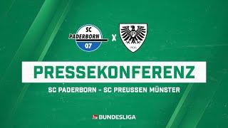 Pressekonferenz: SC Paderborn - SC Preußen Münster (2:0)