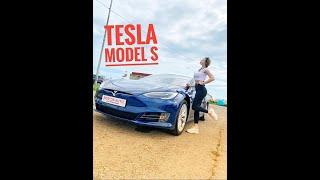 Tesla Model S Обзор от Насти, Автосалон Boston
