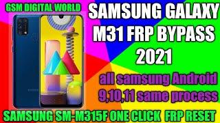 Samsung Galaxy M31 Frp bypass 2021 Android 11 #GSM DIGITAL WORLD#FREE TOOL