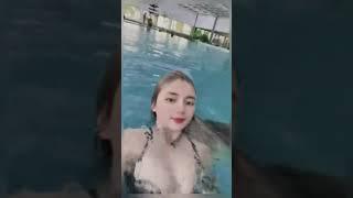 Tiktok Kenzy goyang Pargoy basah basahan bikin meresahkan