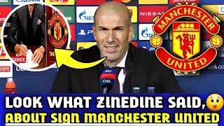 BREAKINGZINEDINE ZIDANE OFFICIALLY ANNOUNCED NEW MANCHESTER UNITED MANAGER ----New Lineup Confirm