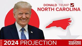 2024 Election: Donald Trump projected to win North Carolina