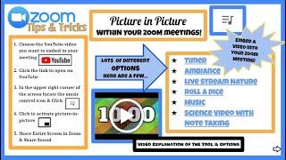 How to Add a YouTube Timer and MORE to Zoom