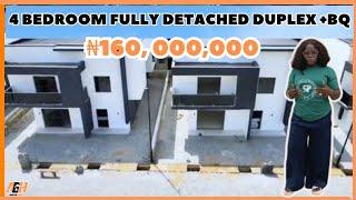 The Most Affordable Luxury and Smart 4 Bedroom Fully-Detached Duplex In Ajah | With Payment Plan