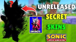 These Secret Unreleased Skins are INSANE! | Sonic Speed Simulator