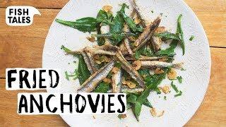 How To Fry Fresh ANCHOVIES  | Bart van Olphen