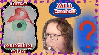 Crochet Tapestry from my own Weird Art!