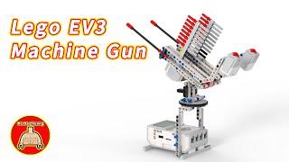 Lego EV3 Machine Gun  (building instructions and program)